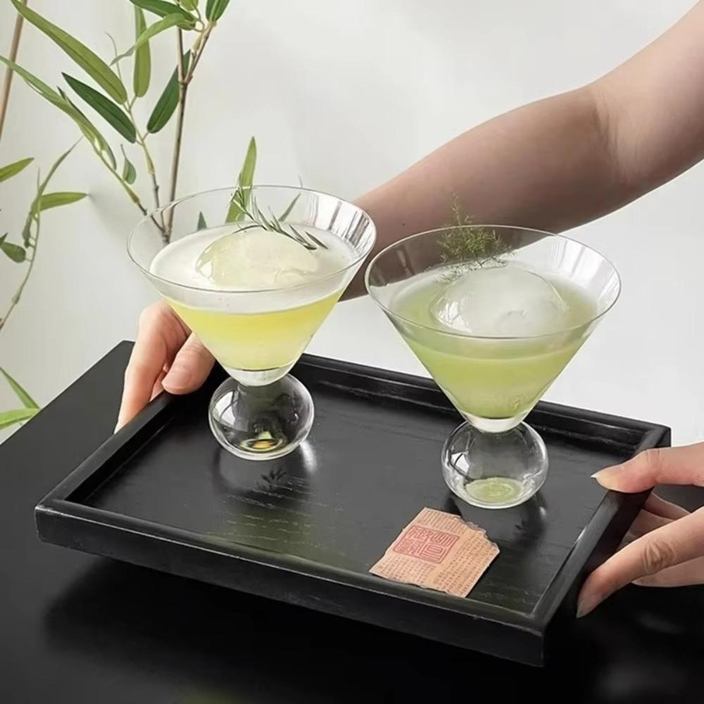 Hörnerförmige Cocktailgläser Kurzer Fuß Sektgläser Kreative Weingläser Partygebrauch