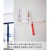 Yamazaki Tower Shinto Shrine Holder (White, Approx. W25 X D4 X H8cm) [Includes Plasterboard Push Pins and Wood Screws] 5024