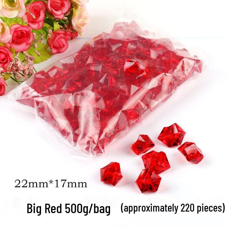 Seven-Color Acrylic Crystal Stones for Fish Tank Decoration and Amusement Park Props