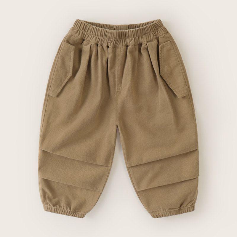 Pure Cotton Woven Pants, Autumn Pants, Spring and Autumn Style Children's Clothing, Toddler Pants for 1-3 Year Olds, New Autumn Long Pants, Stylish