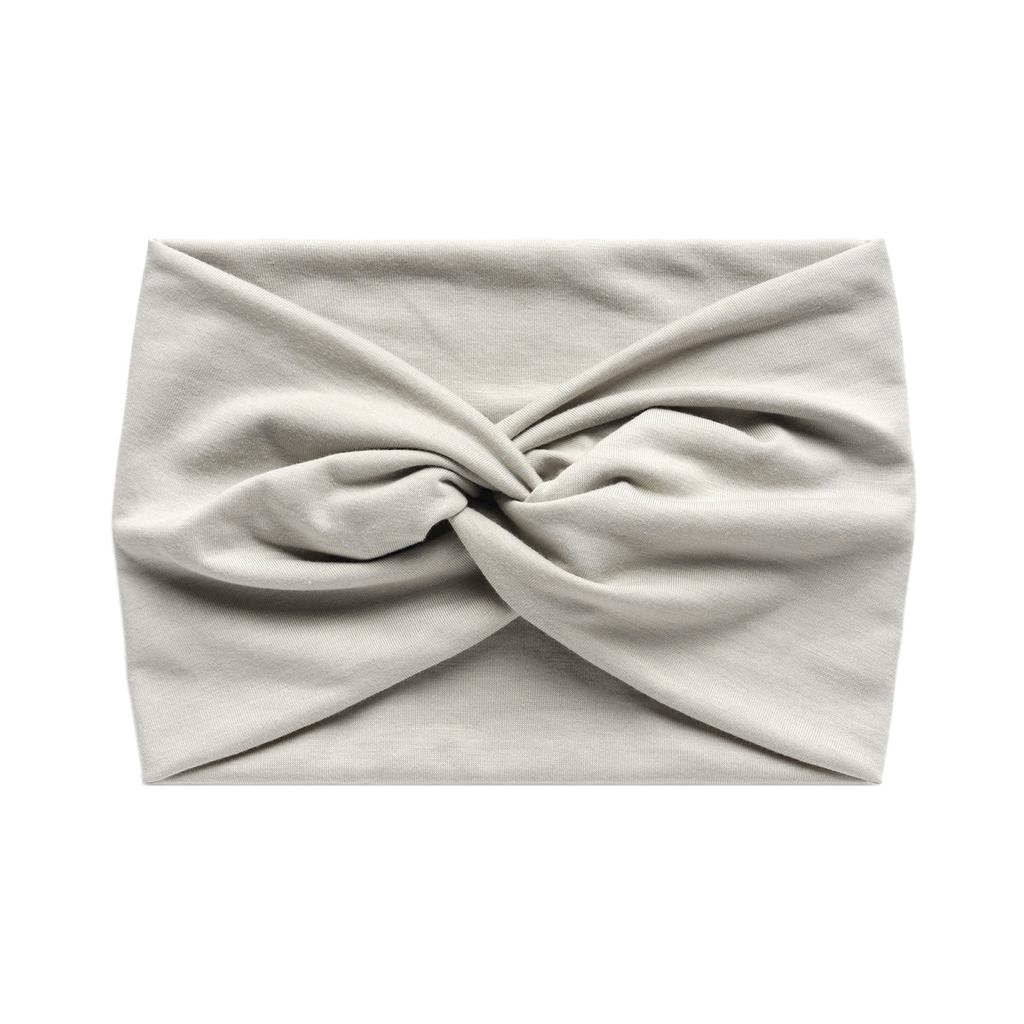 Faixa de Cabelo Esportiva Elástica Cruzada Cor Sólida Versão Larga 18cm Feminina Antiperspirante Absorvente de Suor Acessórios de Cabelo