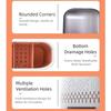 No Punching Spoon Fork Chopstick Storage Box Drain Rack with Cover  Kitchen Organization