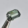 Sapphire 10.35 Ct Natural Rare Emerald Cut Deep Green CERTIFIED Loose Gemstone SU-150