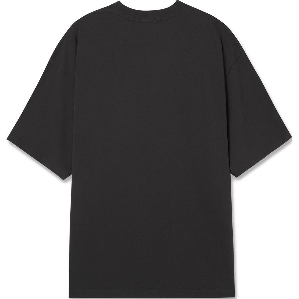 Levis Logo Print Loose Fit Crew Neck Short Sleeve T-Shirt Men Tops Black 001B0-0000