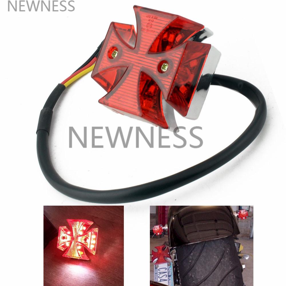 

Задний фонарь мотоцикла, чопперы, велосипед для грязи, мини-крест, светодиодный задний фонарь для номерного знака, для большинства двойных спортивных/байков для езды по бездорожью, квадроциклов