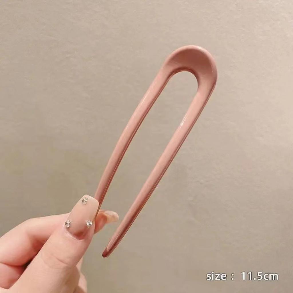 Amerikanischer Stil U-förmige Haarnadel für Damen Hinterkopf Haarnadel