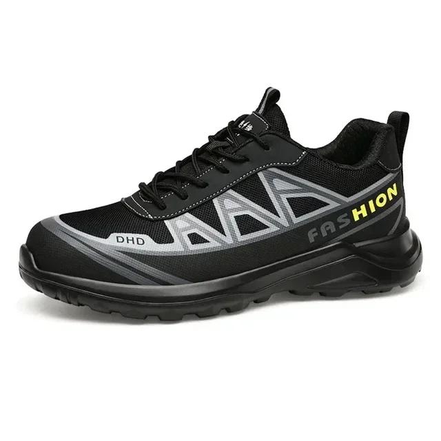 

Men Sneakers ultra light safety shoes plastic toe welder work boots insulated industrial grey black Suitable for Daily Wear and Various Occasions 35