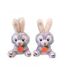 Lovely Rabbit Starry Plush Doll Keychain Vibrant Colors Perfect For Collectors