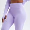 Yoga pantolonu kadın dikişsiz şeftali kalça kaldırıcı fitness pantolonu dar ten rengi yüksek belli spor pantolon