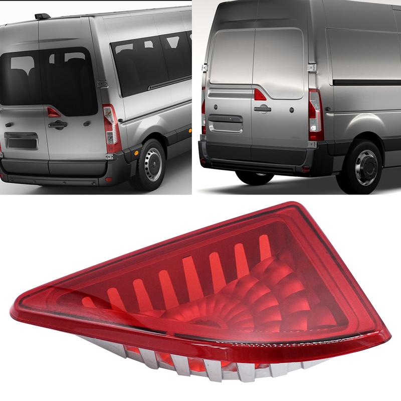 Rear Red Car Third Brake Light Central Brake Stop Light Lamp for Renault Master Vauxhall Movano 2010-2019