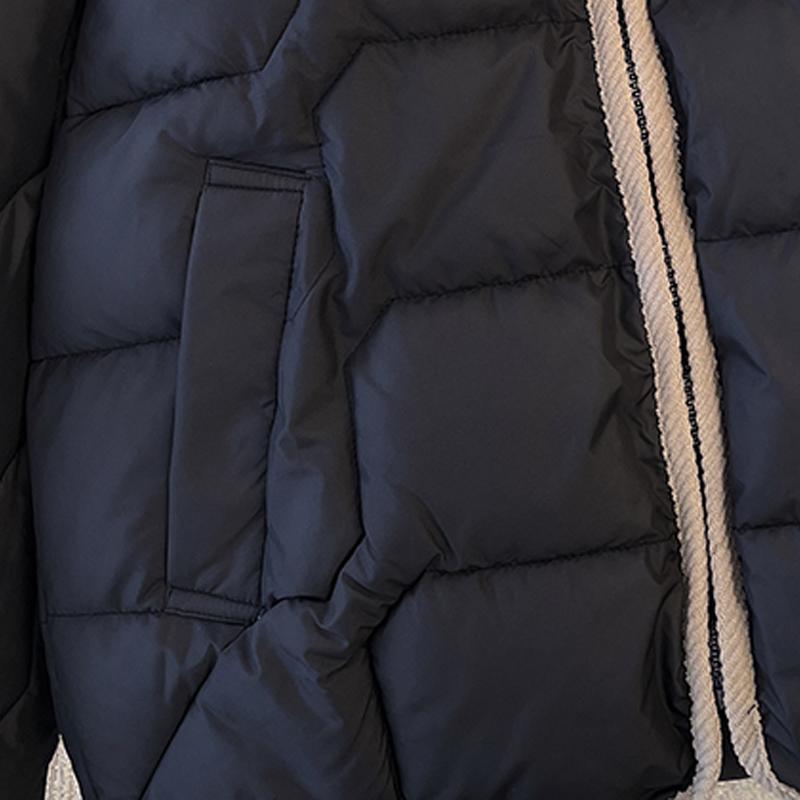 Jachete de Iarnă la Modă Femei Parkas Scurte Fermoar Groase Călduroase Casual Paltoane de Damă