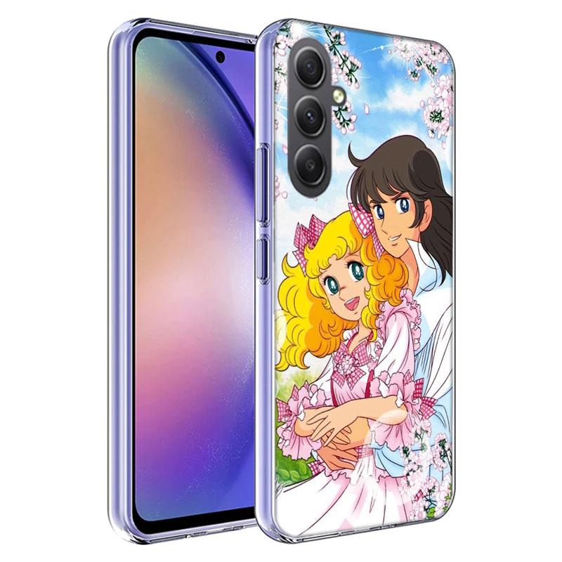 Anime Candy Candy Case For Phone Samsung Galaxy A12 A22 A32 A52 A52S A13 A23 A33 A53 A14 A24 A34 A54 5G A73 A42 A9 A8 A7 A6 Plus