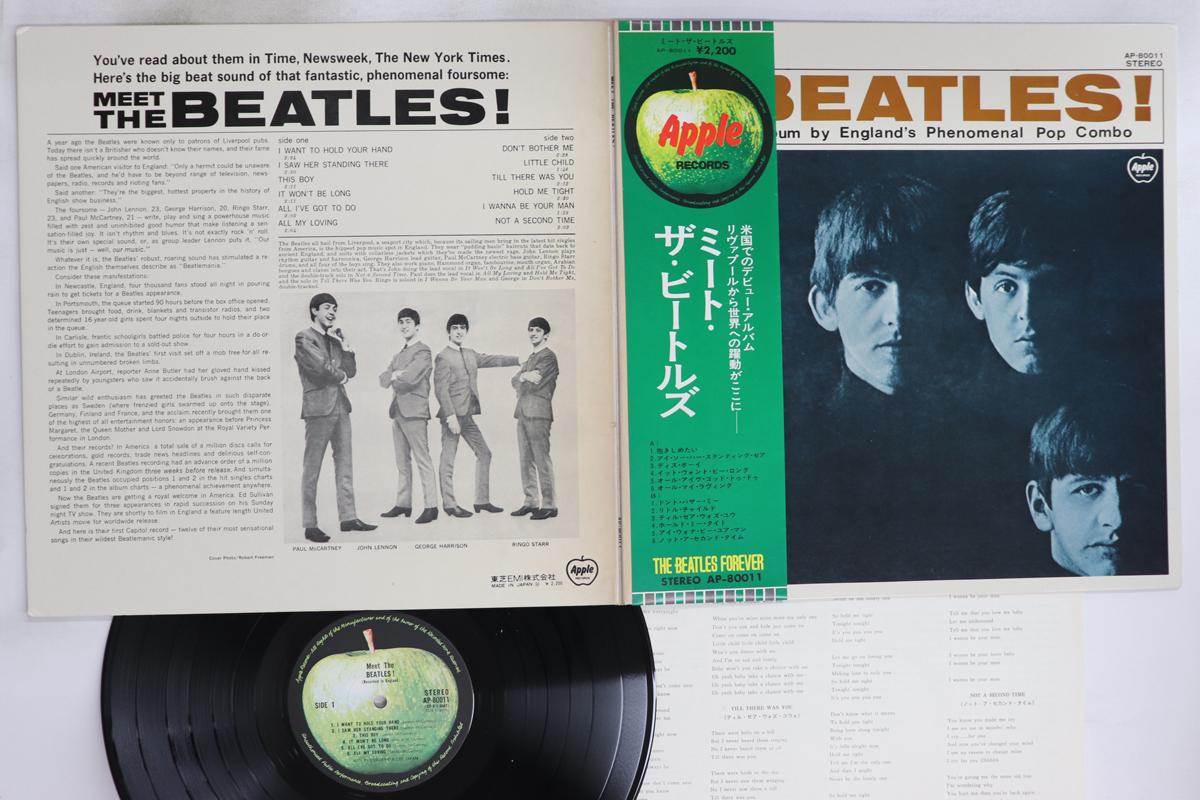 

LP Record BEATLES - Meet The Beatles (- Toshiba Emi) AP80011 APPLE 1974 Japan Obi Rock Used