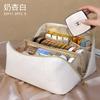 European High-end Waterproof Makeup Bag With Large Capacity Portable Travel Toiletries Cosmetics Storage