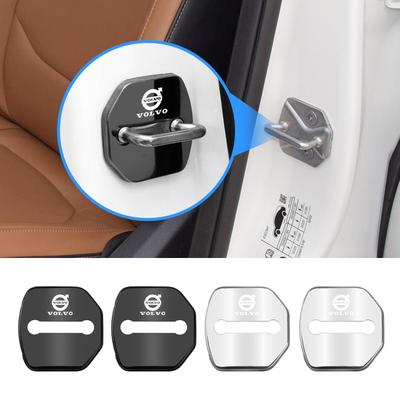 4 Pcs/Set Sticker Door Lock Cover Buckle Cover for ES90 EC40 EX40 EM90 XC90 V90 V60 XC60 V40 S80 S60 S90 C40 XC40 Rdesign.
