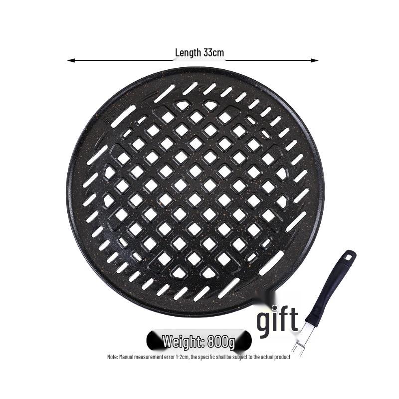 Круглая корейская сковорода-гриль Wuhe