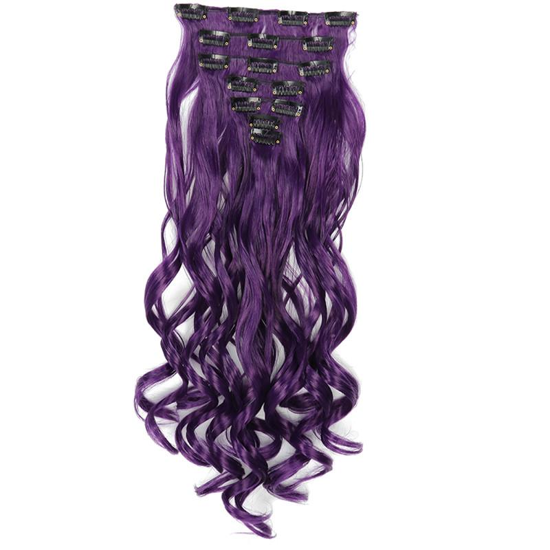 MERISIHAIR 6 Pieces/set of 24 Inch Wig Curly Hair 16 Hairpins, Wig Styling, Hairpin Synthetic Hairpin, Heat-resistant