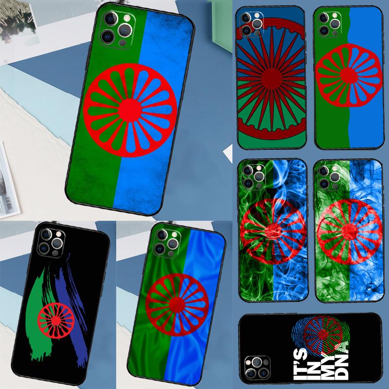 Gypsy Romani Roma Flag Case For Samsung Galaxy S24 FE S21 FE S20 S22 S23 S25 Ultra S9 S10 Plus S25 FE Cover Coque