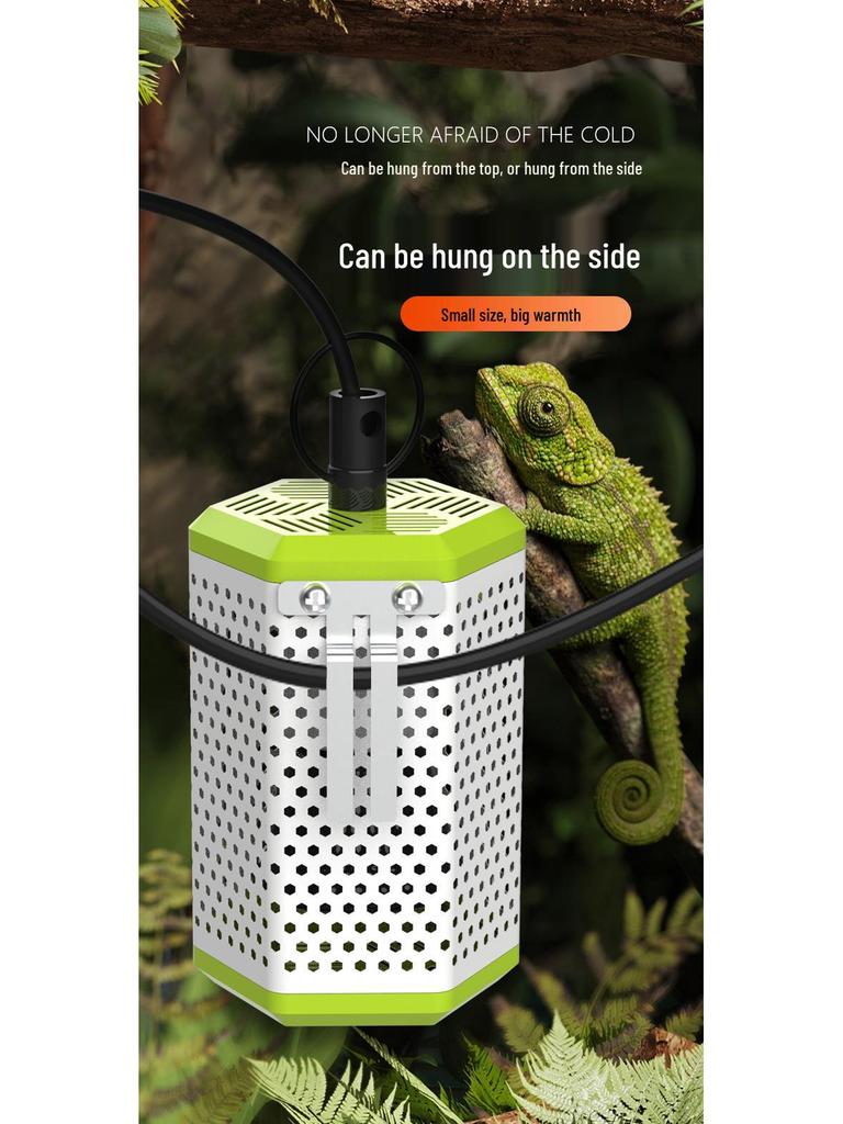 Ceramic Anti-Scald Heating Lamp for Reptiles & Birds - Winter Survival Heater Box