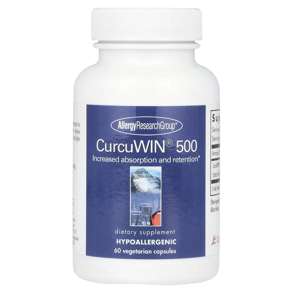 Curcuwin® 500, 500Mg, 60 Veggie Capsules