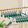 20Pcs Anti-slip Pant Hangers Stainless Steel Clothes Hanger Multifunctional Skirts Rack Clip Women