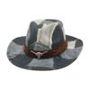 Enkel och moderiktig jeanshatt Ny solskyddande topphatt, Exklusiv tibetansk tjurhuvud jazzhatt