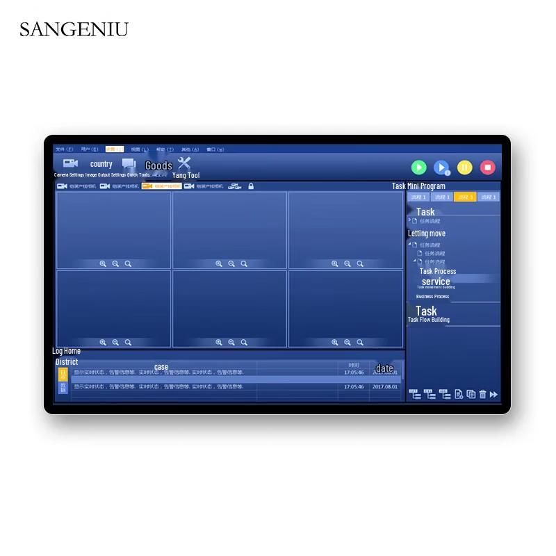 SANGENIU Wall-Mounted Digital Advertising Displays CN Plug (adapter Included)