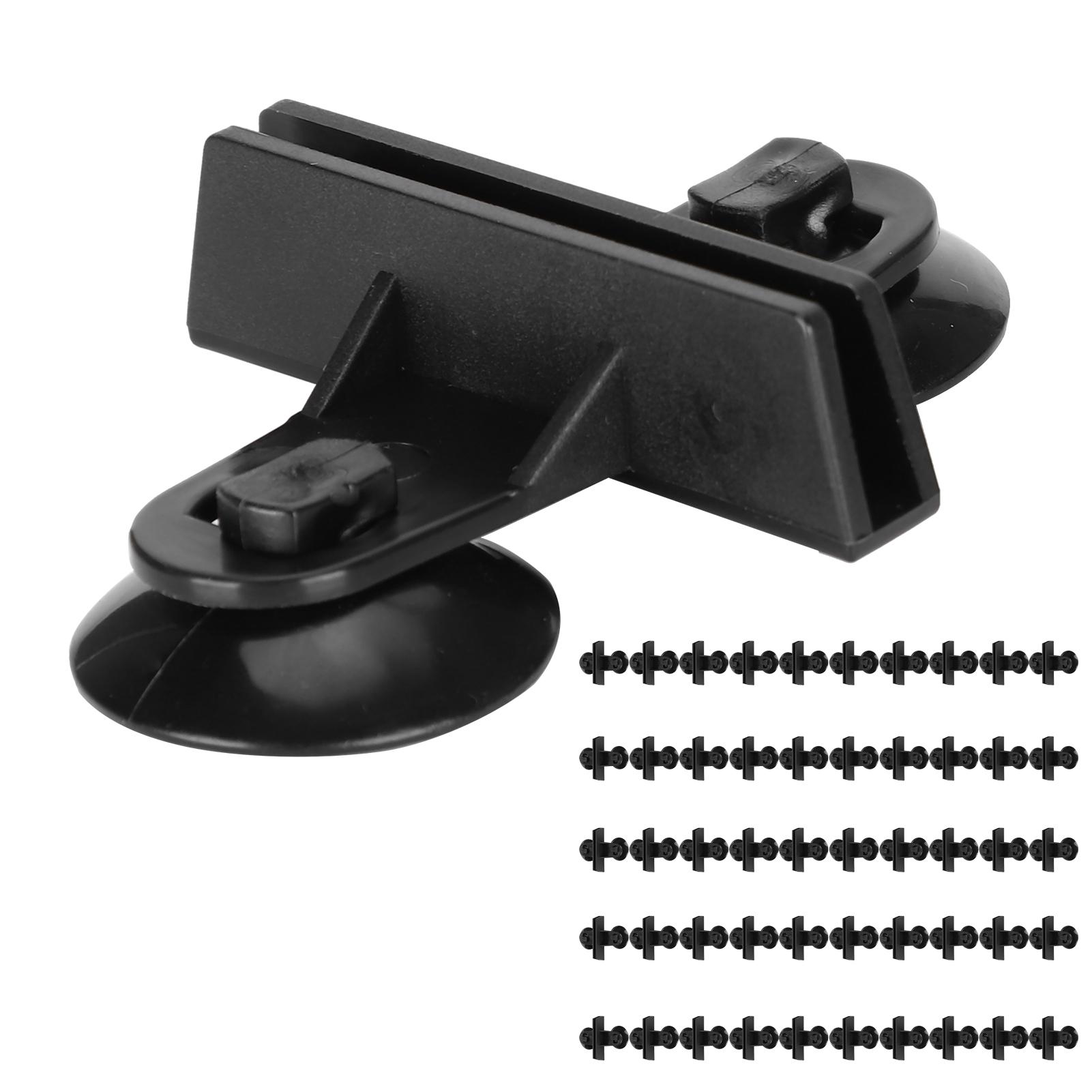 50Pcs Plastic Aquarium Isolation Plate Fish Divider Suction Cup Clip Divider Holders