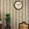 Aluminum Foil Bottom Self Adhesive Wallpaper Waterproof American Retro Wall Sticker  Bedroom