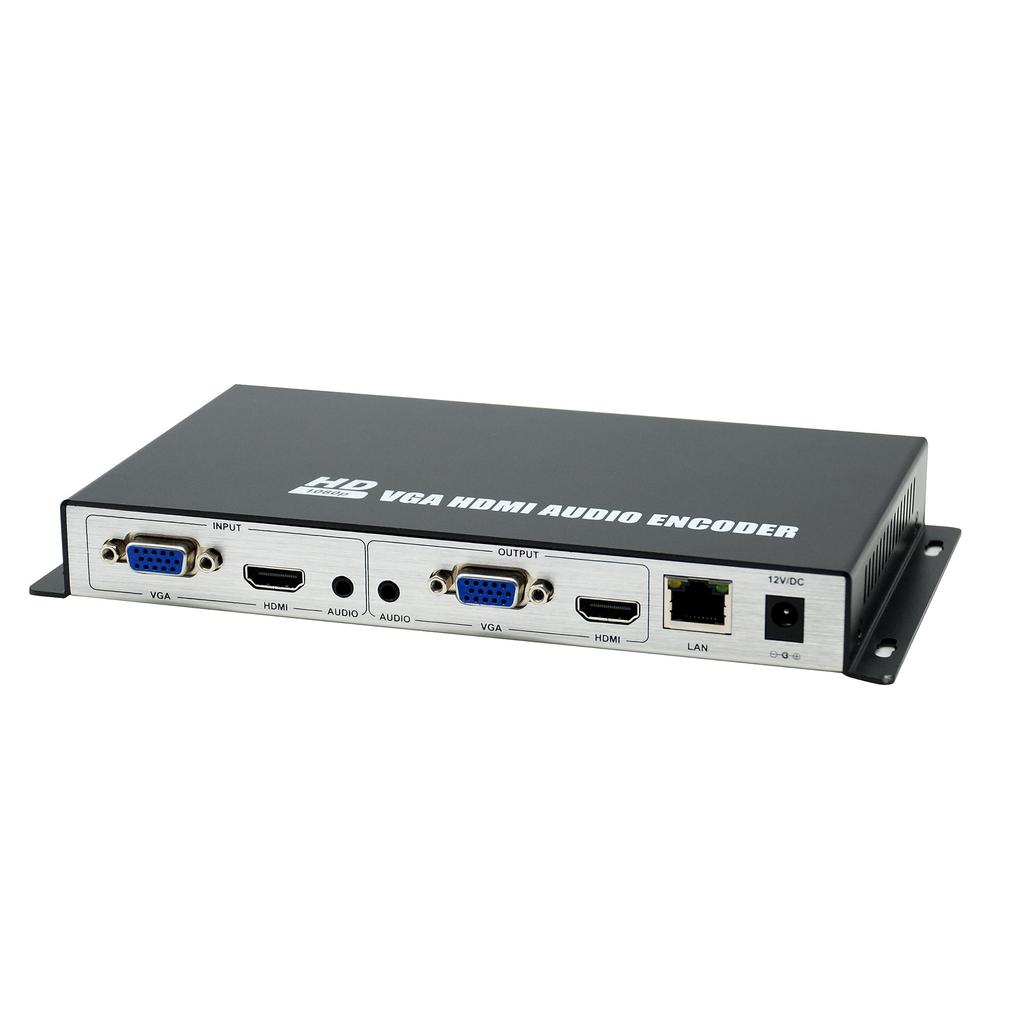 ORIVISION HDMI VGA Video HD Video and Audio Encoder with HDMI VGA HTTP RTSP Multicast and SRT H.265 H.264 1080P@60 Encoder, Encoder, Multi-Channel