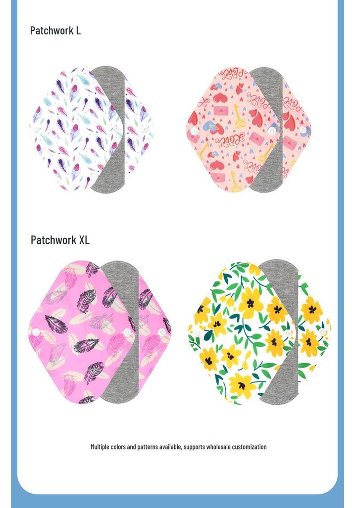 Bamboo Charcoal Washable Panty Liners - Reusable Leak-Proof Pads for Elderly & Postpartum Incontinence