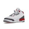 Air Jordan 3 Retro GS Fire Red 2022 Dětské tenisky Bílá Cementově šedá Černá DM0967-160