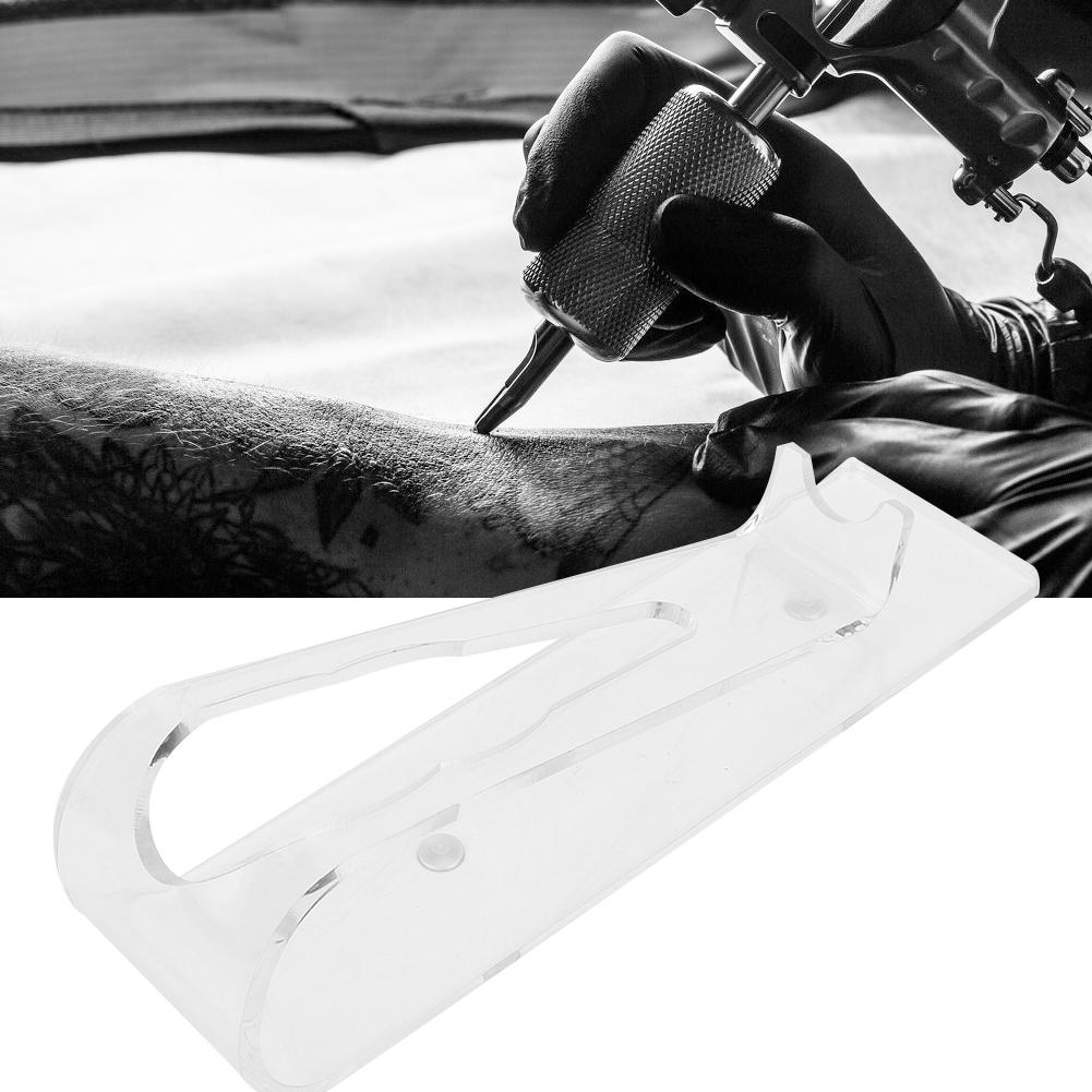Plastic Tattoo Pen Holder Stand Machine Display Support Rack   (Black)