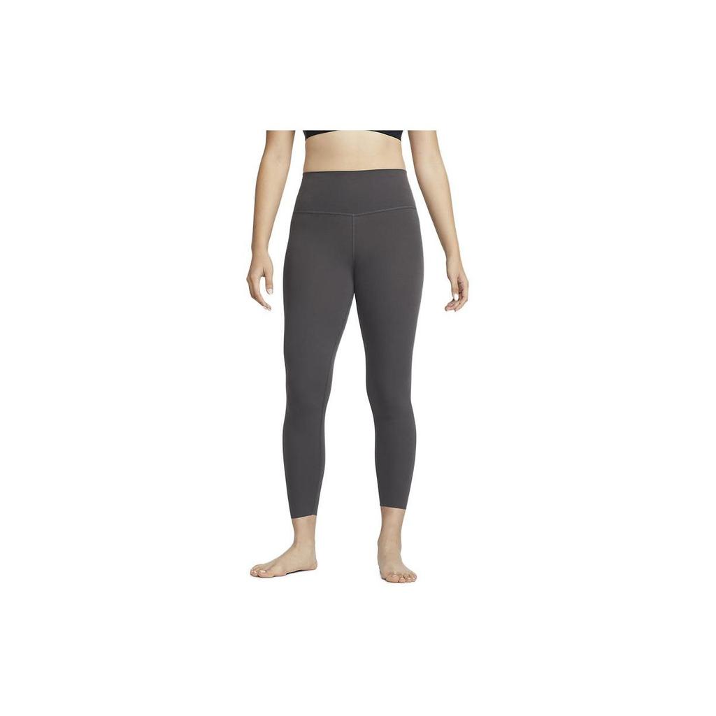 Nike Yoga Luxe Infinalon 7/8 Solid Tight Fitness Pants Women Bottoms Grey CJ3802-254