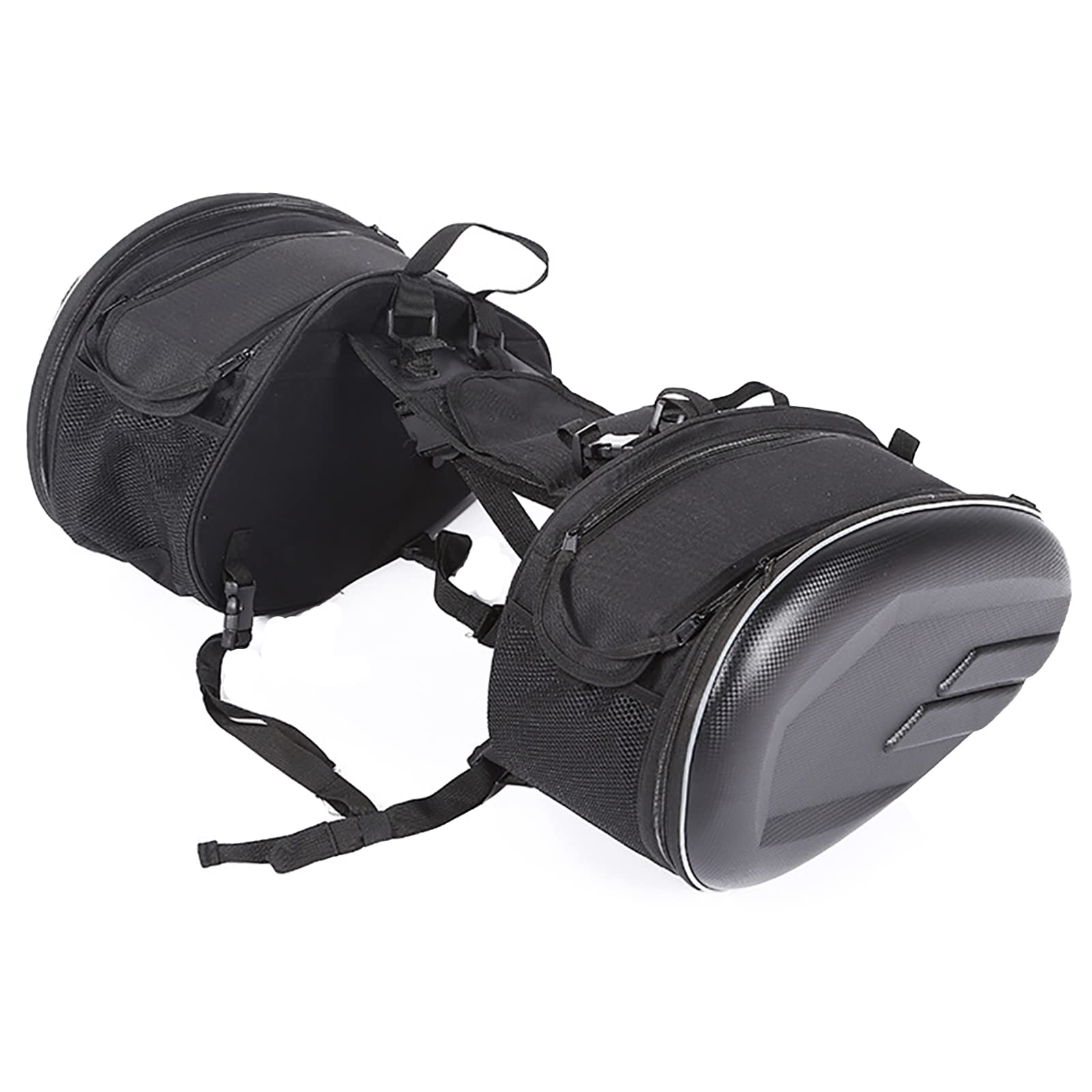 

Fkstyle Motorcycle Accessories Seat Bag Side Tank Bag Small Item Storage Set of 2 and (Left Right) [Product] чорний