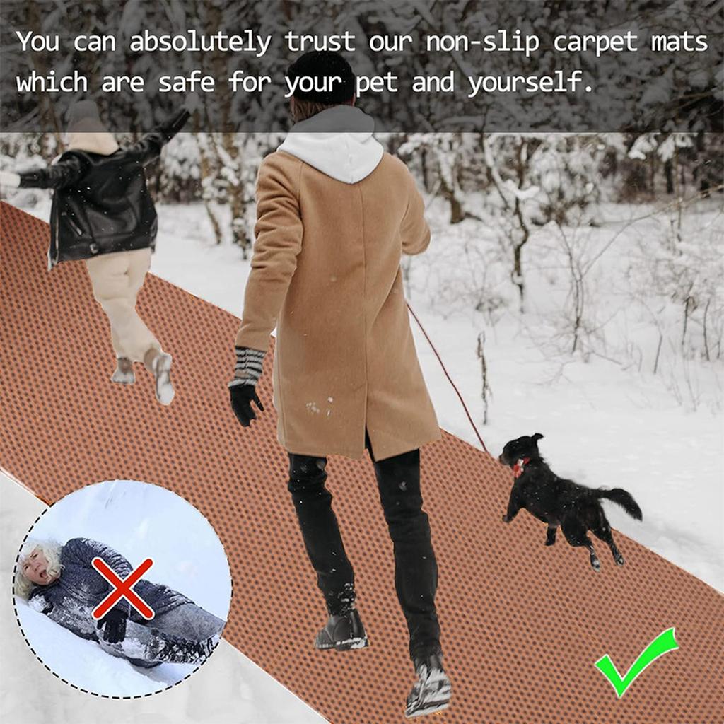 No- Ice And Snow Carpet Mats Carpet - Carpet Mat For Winter Walkways Front Door Stairs Porch Outdoor