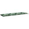 2 piece bench cushions SOEST 2 pcs. 100percent  polyester leaf pattern