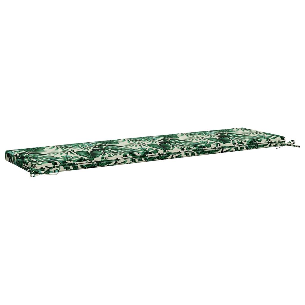 2 piece bench cushions SOEST 2 pcs. 100percent polyester leaf pattern