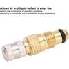 Tractor Air Liquid Valve, Brass Tire Valve Stems TR218A TR618A CH3 Core Housings Replacement (Pack of 10)