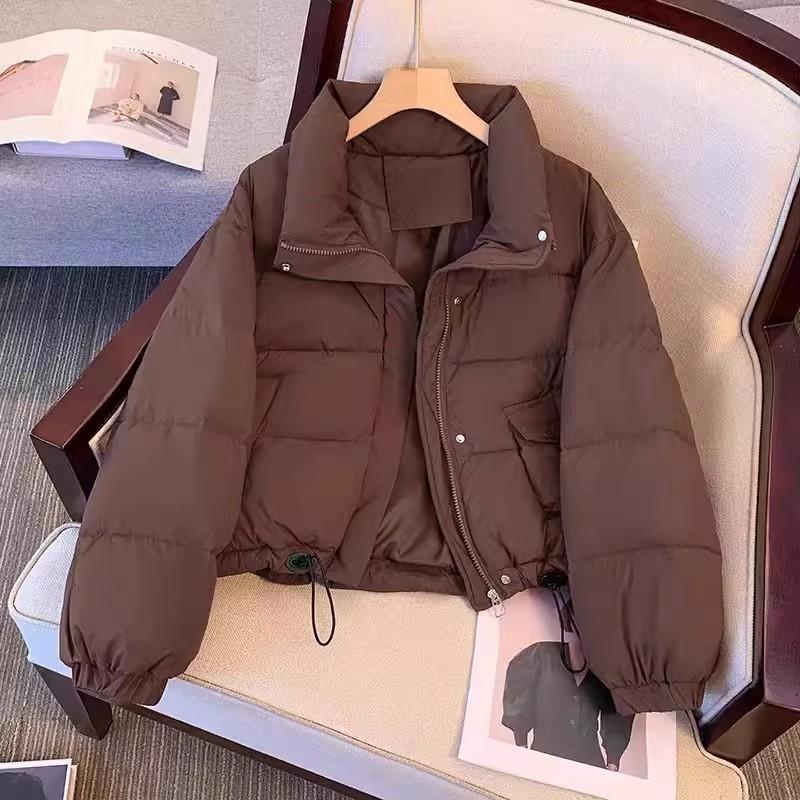 Women's Short Cotton-padded Coat Popular Winter Female Parkas High Sense Small Casual Cotton Bread Coat