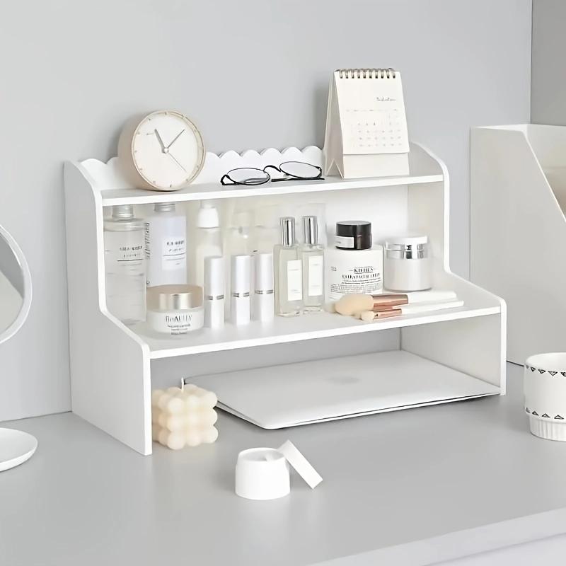 [Double-Layer Organizer]Office Cosmetics, Stationery, Books, Storage and Organizing Rack