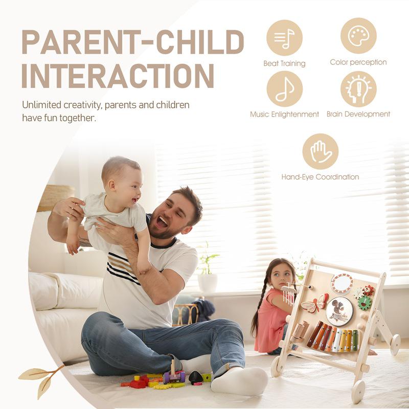 Large Musical Xylophone Table and Walker Toy for Child Development