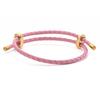 Handmade Colorful Leather Rope Bracelet Adjustable Chain Bangle Unisex Fashion Jewelry Gift for Men and Women