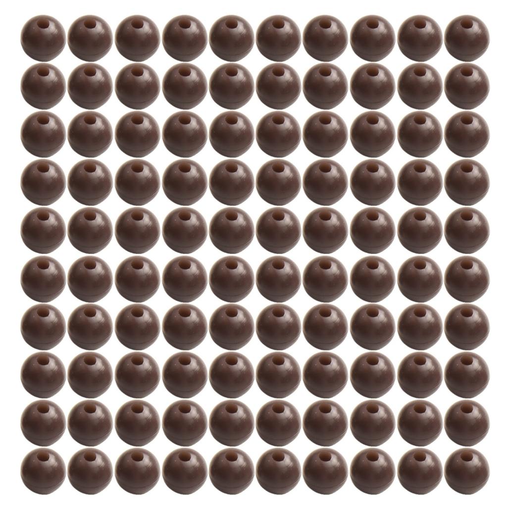 Weiche Gummikarpfenfischereiperlen Runde Rig-Perle 68mm Verschiedene Größen Packung mit 50