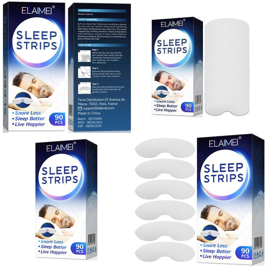 Elimei Sleep Tape Antisnoring Closure Patch With Breathable Material For Restful Sleep