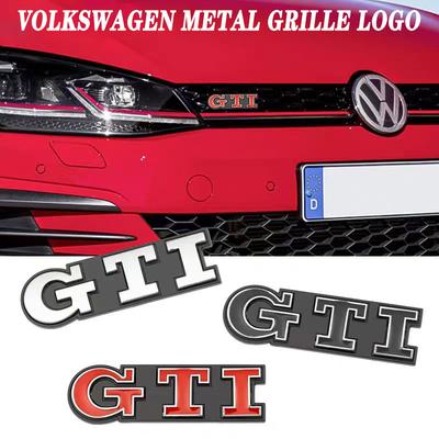 Kovový znak na přední masku auta Samolepka s logem GTI Pro VW Polo Golf 5 6 Passat B3 Scirocco Tiguan Jetta Touareg Beetle Touran CC