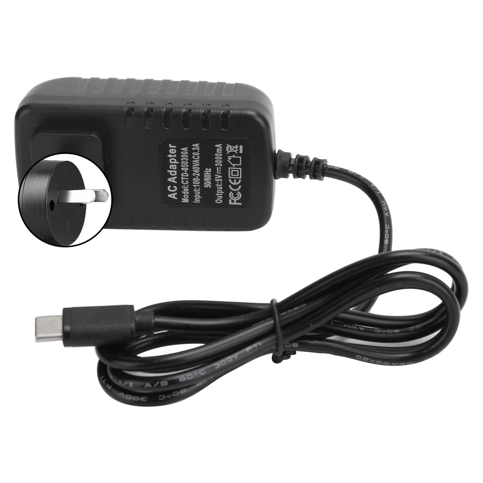 Alimentatore per Raspberry Pi 4B 5V 3A Adattatore di Alimentazione Caricabatterie Tipo C Forniture per Computer AU PLUG