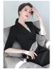 Women's Slim Fit Tuxedo Suit Set - Spring/Summer Professional Blazer & Pants Workwear