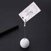WTEMPO Creative Golf Ball Shaped Design Business Card Holders Party and Gathering Message Holders Festive Party Seat Number Holders Table Decorations