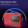New FM/AM/SW Radio Receiver Speaker Dual Antenna Full Band Elder Radio LED Digital Display 2.1 Channel Support USB Stick/TF Card
